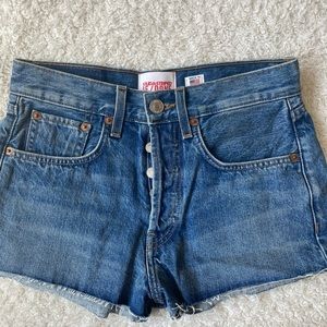 Solid and Striped X Redone Denim Shorts